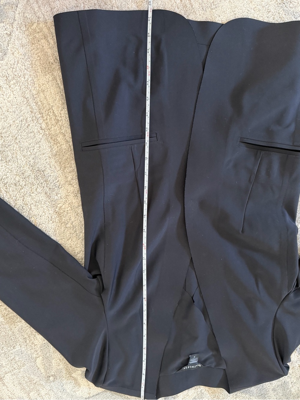 Athleta Avenue Classic Black Open-Front Women's Blazer - Picture 10 of 10